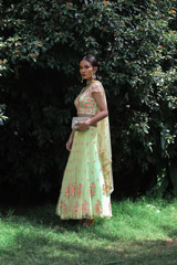 Mint Green Tulle Lehengauntitled (1 of 7)